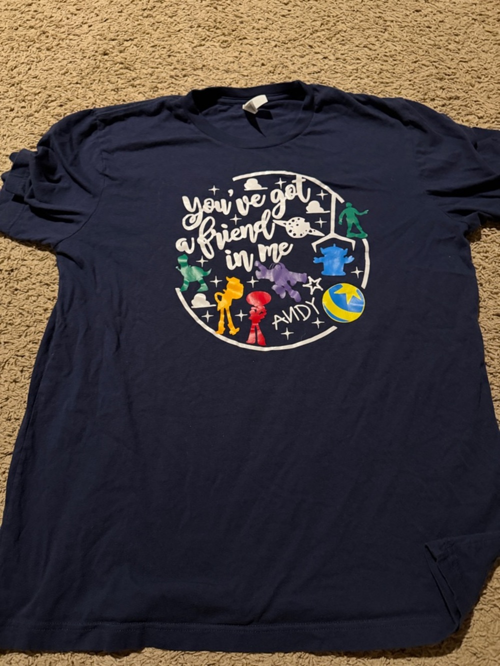 Navy 'You've Got a Friend in Me' Toy Story women T‑Shirt